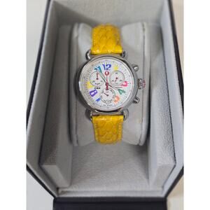 Michele CSX Day Carousel women's chronograph watch